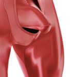 Glasscock Gloss Thermal Long Johns Peak out pouch in Red side view